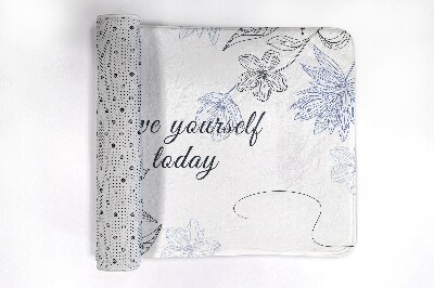 Luxe badmat Bloemen Minimalistisch