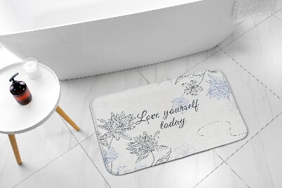 Luxe badmat Bloemen Minimalistisch