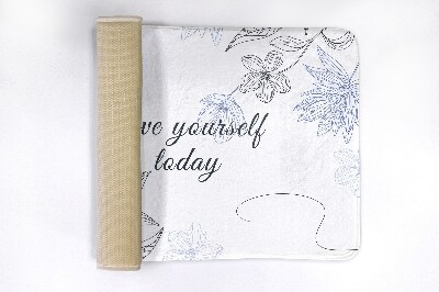 Luxe badmat Bloemen Minimalistisch