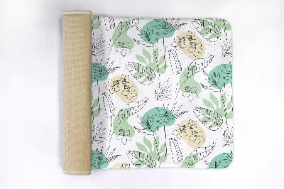 Badkamer mat Planten