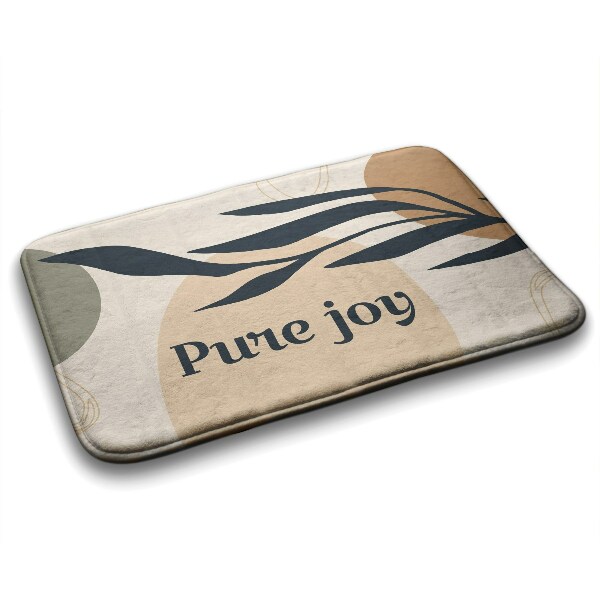 Luxe badmat Plantenblad