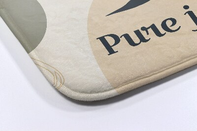 Luxe badmat Plantenblad