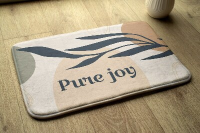 Luxe badmat Plantenblad