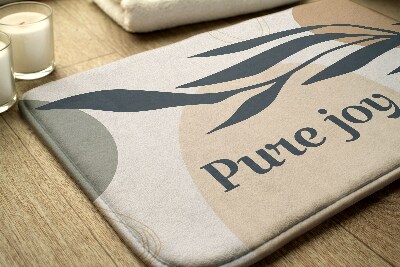 Luxe badmat Plantenblad