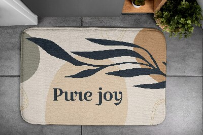 Luxe badmat Plantenblad