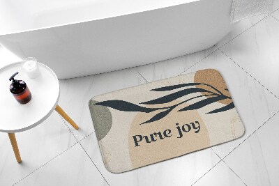 Luxe badmat Plantenblad