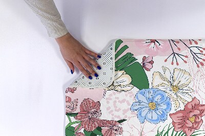 Badmat Kleurrijke bloemen