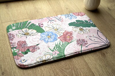 Badmat Kleurrijke bloemen