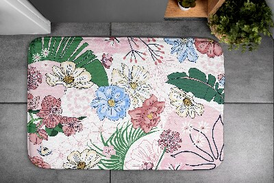 Badmat Kleurrijke bloemen