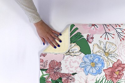 Badmat Kleurrijke bloemen