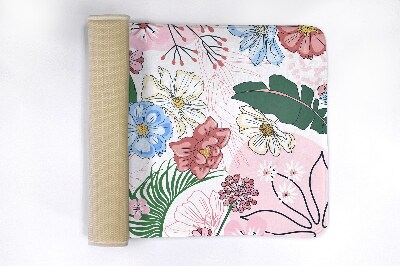 Badmat Kleurrijke bloemen