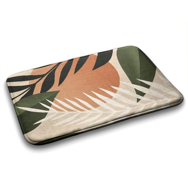 Luxe badmat Tropische abstractie