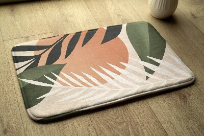 Luxe badmat Tropische abstractie