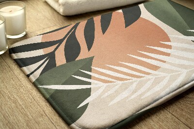 Luxe badmat Tropische abstractie