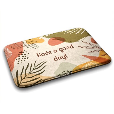 Badkamer mat Geometrische plant