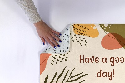 Badkamer mat Geometrische plant