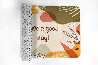 Badkamer mat Geometrische plant