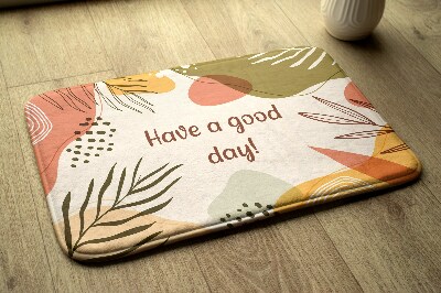 Badkamer mat Geometrische plant