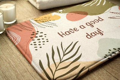 Badkamer mat Geometrische plant