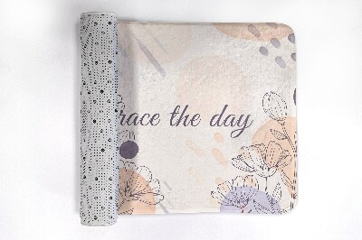 Badmat Lijnkunst Bloemen