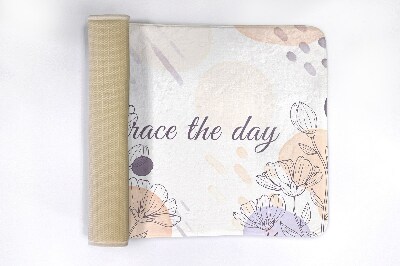 Badmat Lijnkunst Bloemen