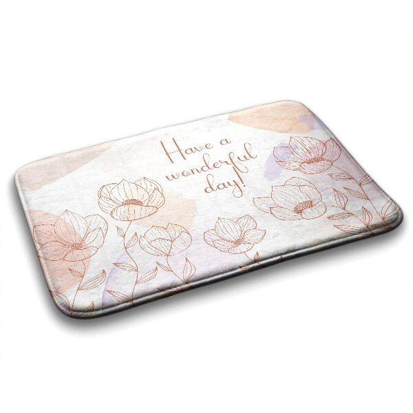 Luxe badmat Bloemen Bloemen