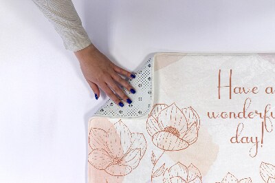 Luxe badmat Bloemen Bloemen