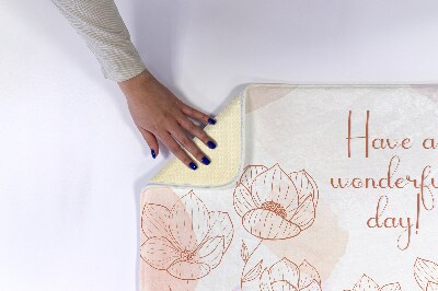 Luxe badmat Bloemen Bloemen