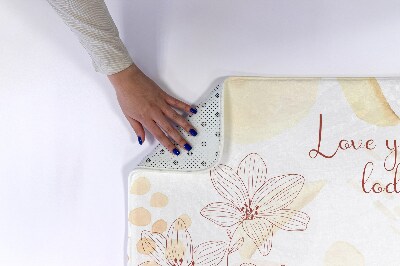 Badmat Bloemen Bloemen