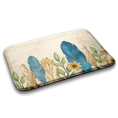 Badkamer mat Vogelveren