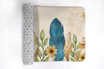 Badkamer mat Vogelveren