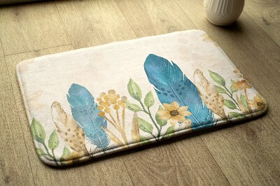 Badkamer mat Vogelveren