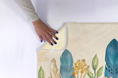 Badkamer mat Vogelveren