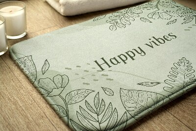 Badkamer mat Bloemenmotief