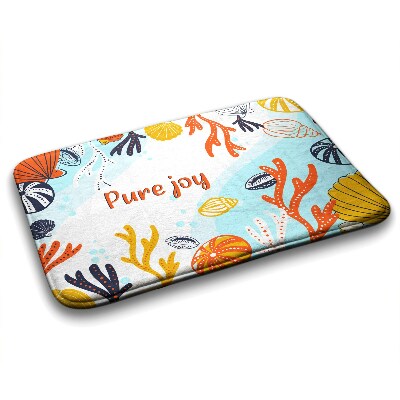 Badkamer mat Schelpen