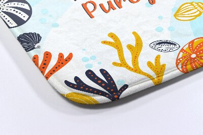 Badkamer mat Schelpen