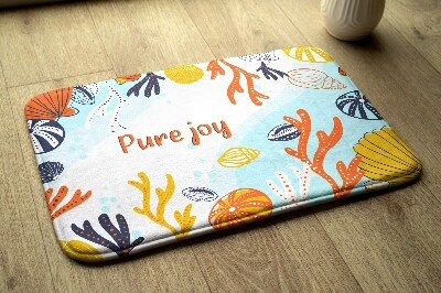 Badkamer mat Schelpen