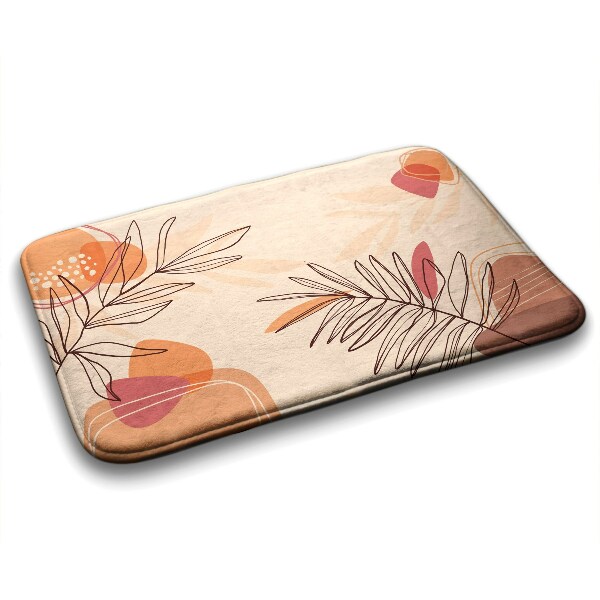 Badmat Geometrische bladeren