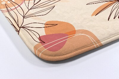 Badmat Geometrische bladeren