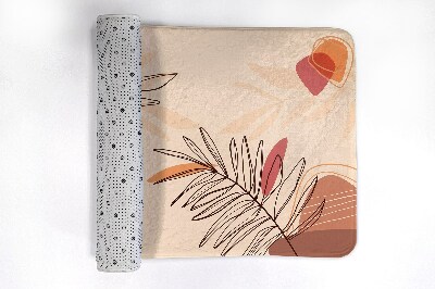 Badmat Geometrische bladeren