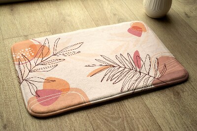 Badmat Geometrische bladeren