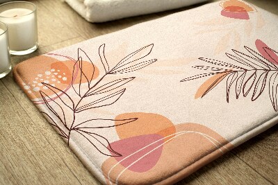 Badmat Geometrische bladeren