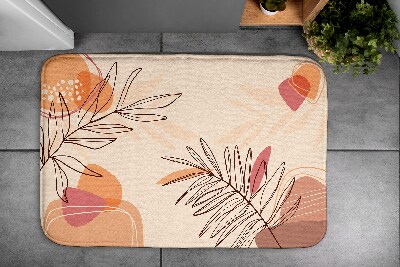 Badmat Geometrische bladeren