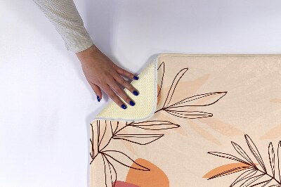 Badmat Geometrische bladeren