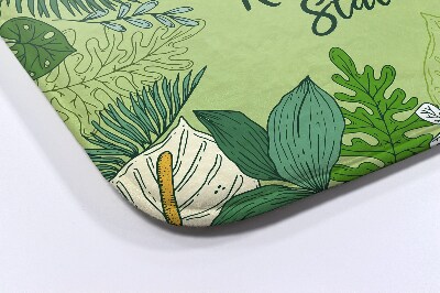 Badkamer mat Groene bladeren