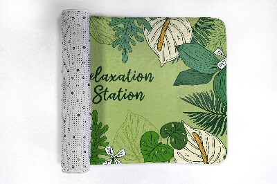 Badkamer mat Groene bladeren