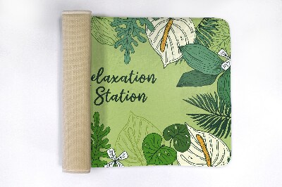 Badkamer mat Groene bladeren