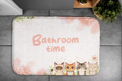 Badkamer mat Katten Dieren
