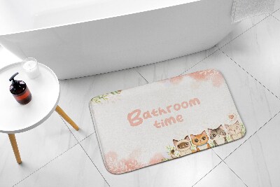 Badkamer mat Katten Dieren