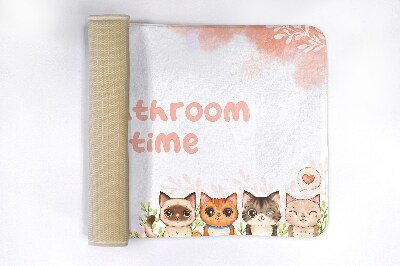 Badkamer mat Katten Dieren